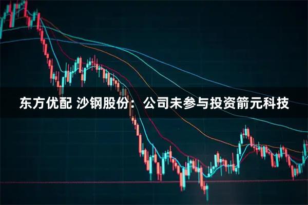 东方优配 沙钢股份：公司未参与投资箭元科技